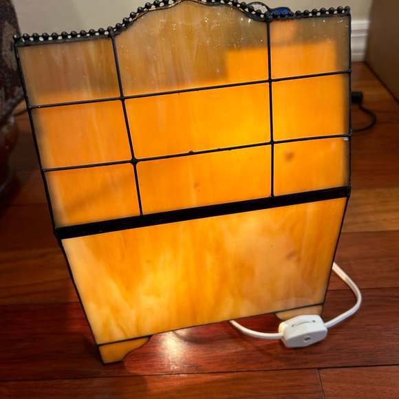 Special Times Genuine Stained Glass Lighted toy box Vintage working no box - Picture 15 of 15